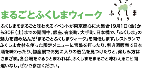 まるごとふくしまウィーク