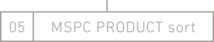 05 MSPC PRODUCT sort