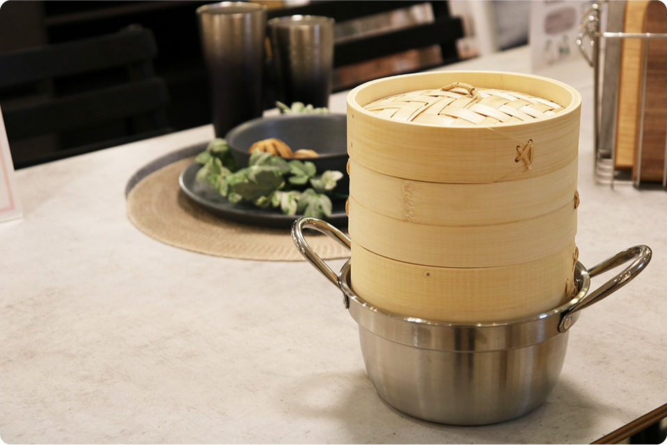 竹せいろ2段 24cm