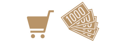 3,000円以上5,000円未満のお買い上げ