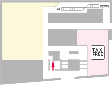 マロニエゲート銀座3 / B2F 免税カウンター