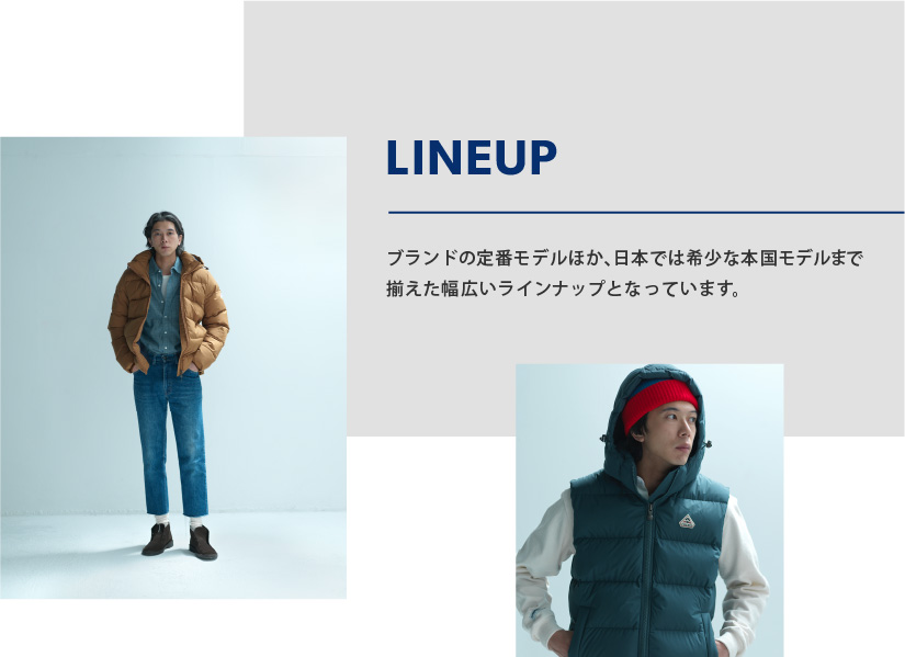 ブランドの定番モデルほか、日本では希少な本国モデルまで揃えた幅広いラインナップとなっています。